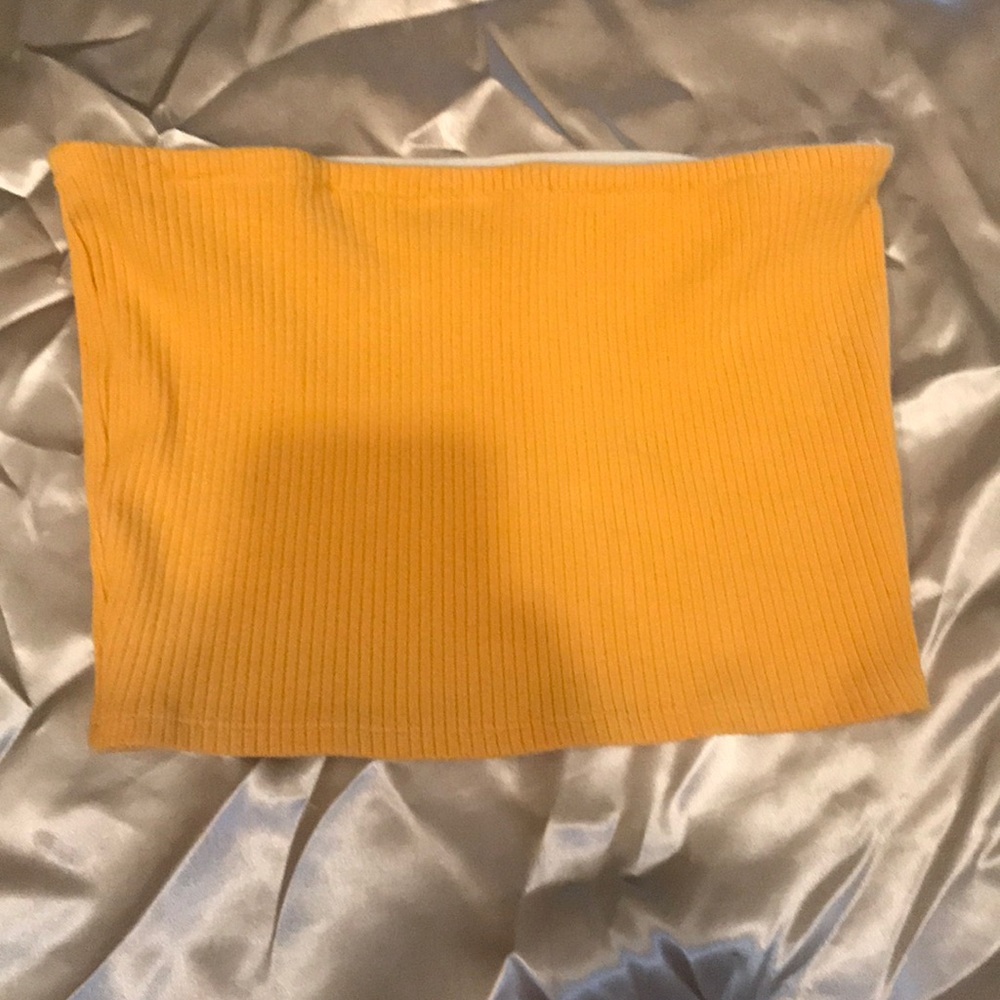 Urban yellow tube top